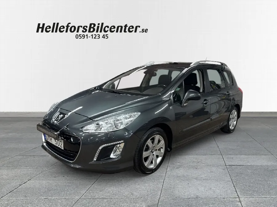 Peugeot 308 SW Peugot 308SW 1,6D 114hk Automat Glastak DRAG Vinterhjul NY Kamrem, bild 1 av 12