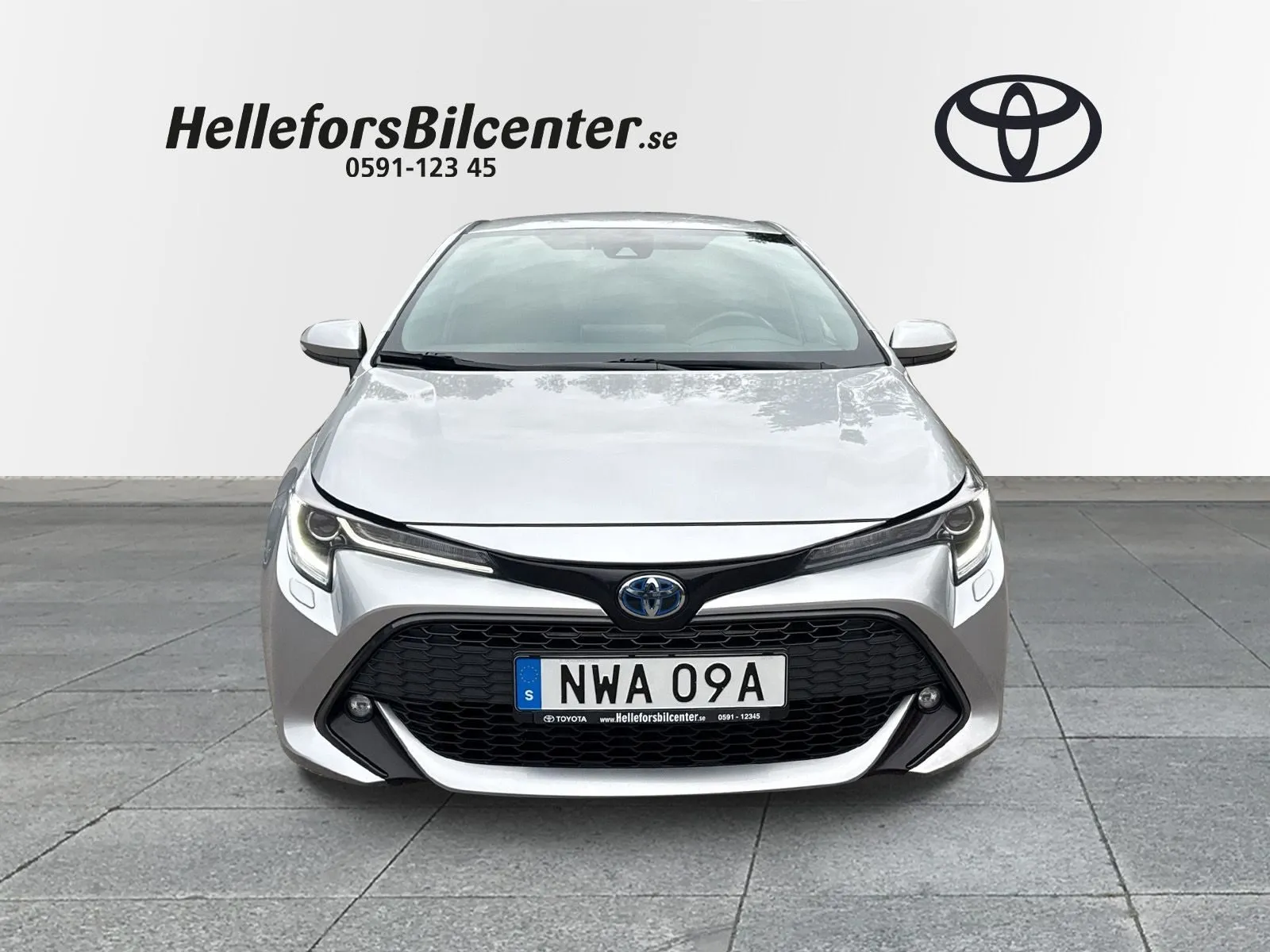 Toyota Corolla Hybrid 5dr 1,8 Style Car play Vhjul, bild 5 av 12