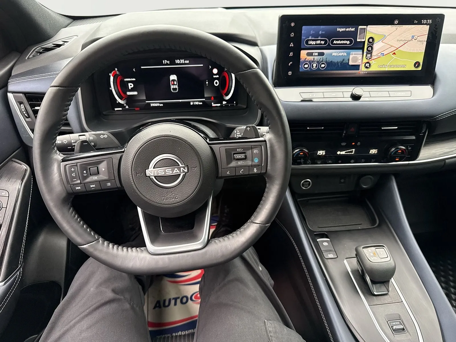 Nissan Qashqai MHEV AUT 360-kamera RattV HUD Carplay Vhjul, bild 9 av 12