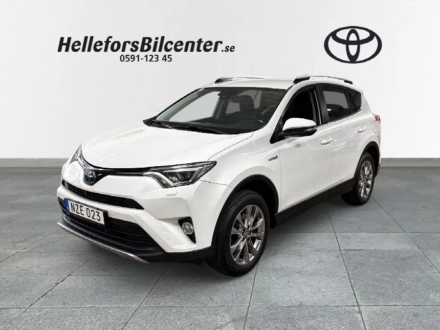Toyota RAV4 Hybrid 200hk AWD-i Executiv Webasto Skinn 360kamera, bild 1 av 12