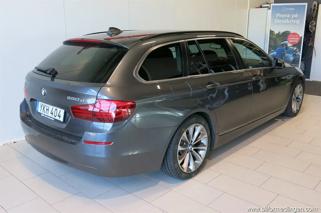 BMW 520 d xDrive 190hk Skinn Navi V-Hjul, bild 5 av 12