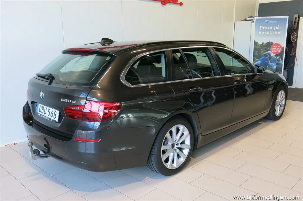 BMW 520 d 190hk Aut. Skinn Drag, bild 6 av 12
