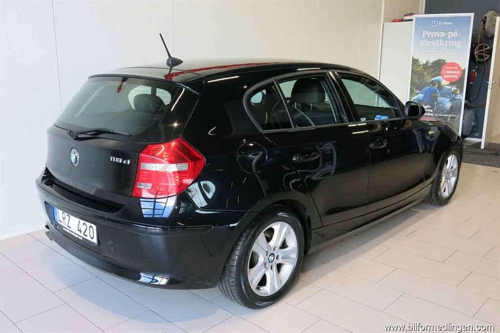 BMW 118 d 143hk Comfort V-Hjul, bild 5 av 12
