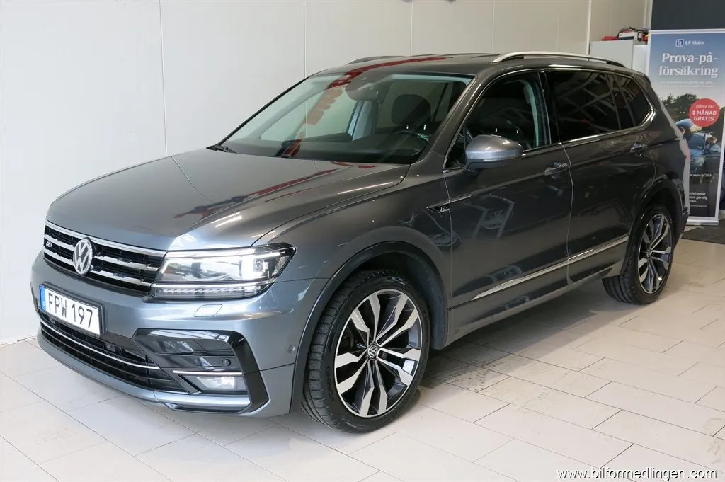 Volkswagen Tiguan Allspace 2.0 TDI 4M 190hk DSG R Line Drag V-Hjul 1 Ägare, bild 3 av 12
