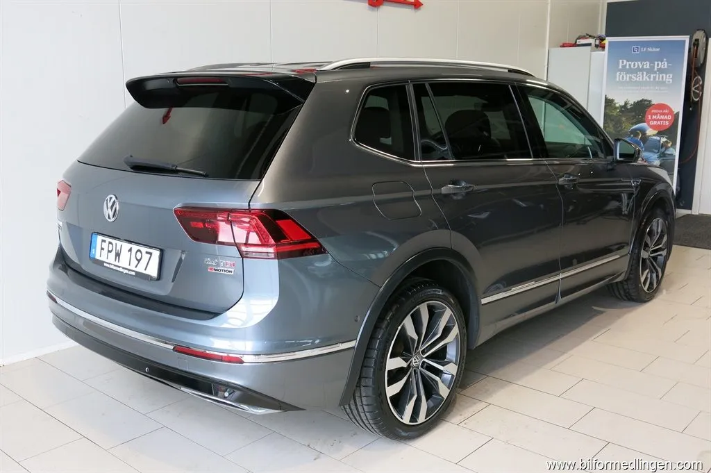 Volkswagen Tiguan Allspace 2.0 TDI 4M 190hk DSG R Line Drag V-Hjul 1 Ägare, bild 4 av 12