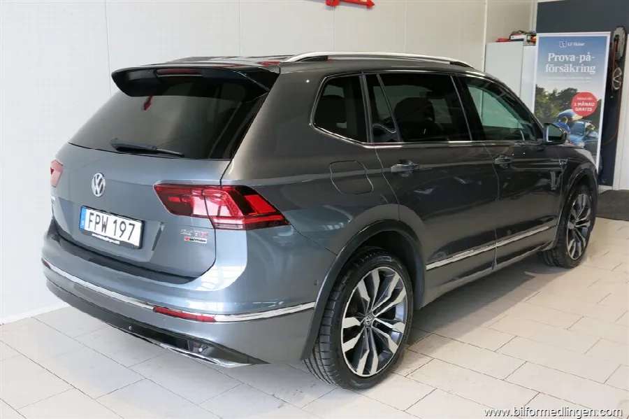 Volkswagen Tiguan Allspace 2.0 TDI 4M 190hk DSG R Line Drag V-Hjul 1 Ägare, bild 4 av 12