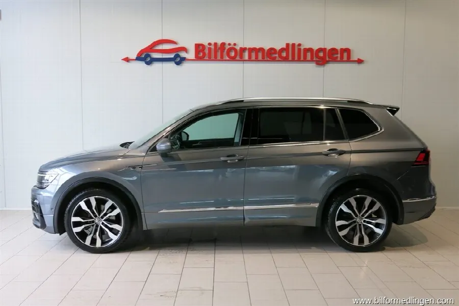 Volkswagen Tiguan Allspace 2.0 TDI 4M 190hk DSG R Line Drag V-Hjul 1 Ägare, bild 1 av 12