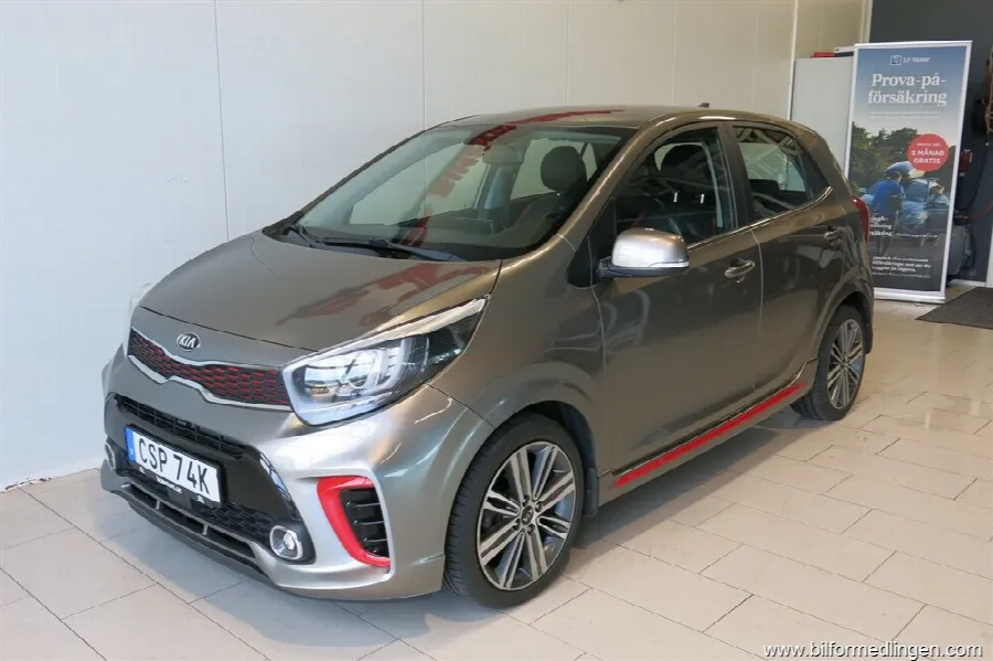 Kia Picanto 1.0 T-GDI 100hk GT Line V-Hjul AC, bild 4 av 12