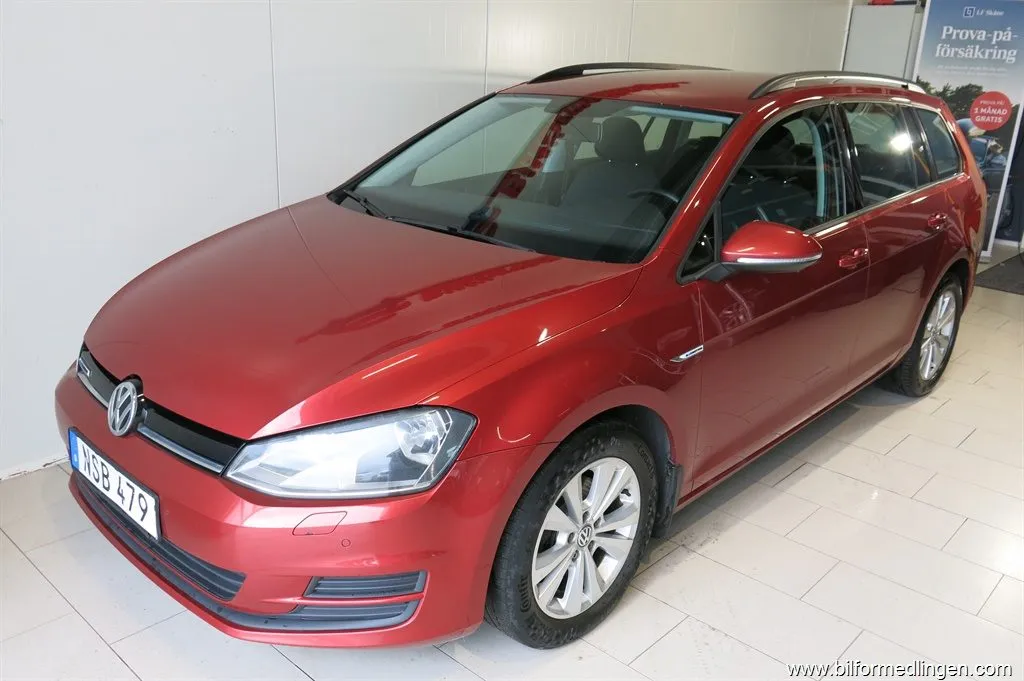 Volkswagen Golf 1.4 TGI BlueMotion Variant 110hk, bild 4 av 12