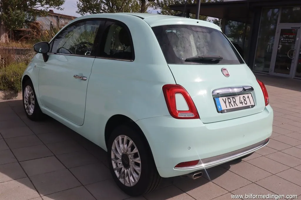 Fiat 500 1.2 8V 69hk Glastak cityservo, bild 9 av 12