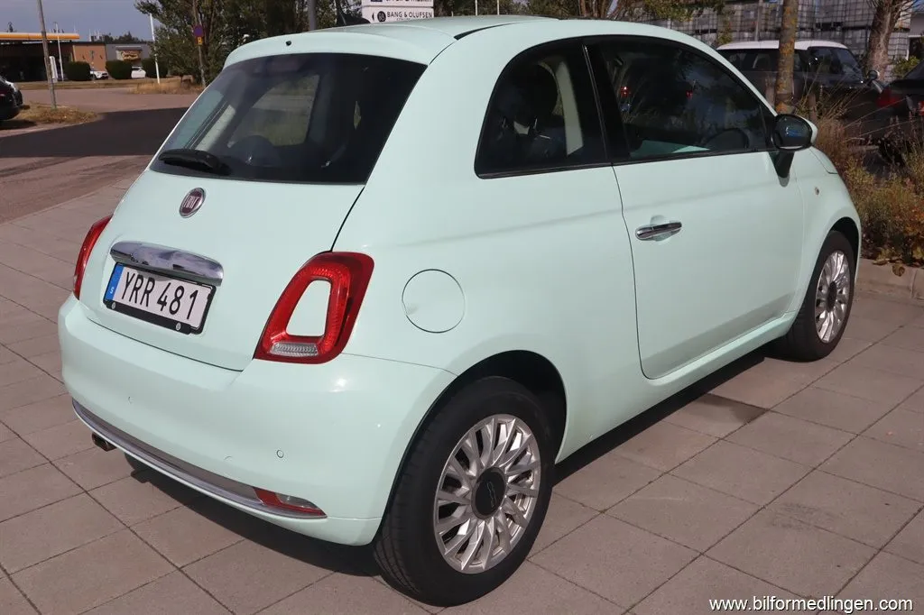 Fiat 500 1.2 8V 69hk Glastak cityservo, bild 7 av 12