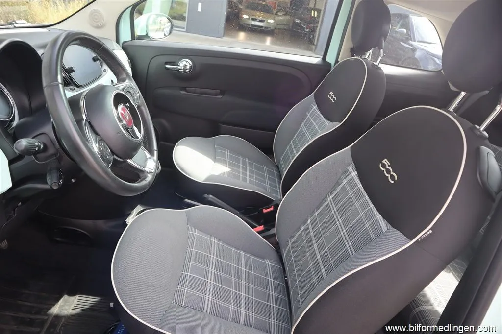 Fiat 500 1.2 8V 69hk Glastak cityservo, bild 3 av 12