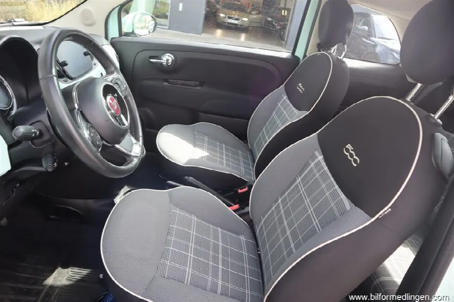 Fiat 500 1.2 8V 69hk Glastak cityservo, bild 3 av 12
