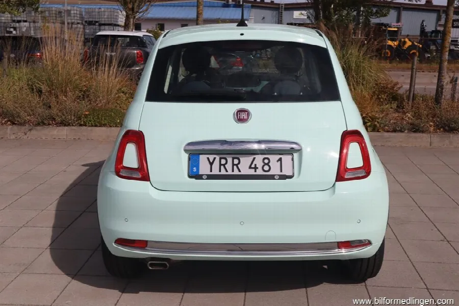 Fiat 500 1.2 8V 69hk Glastak cityservo, bild 8 av 12