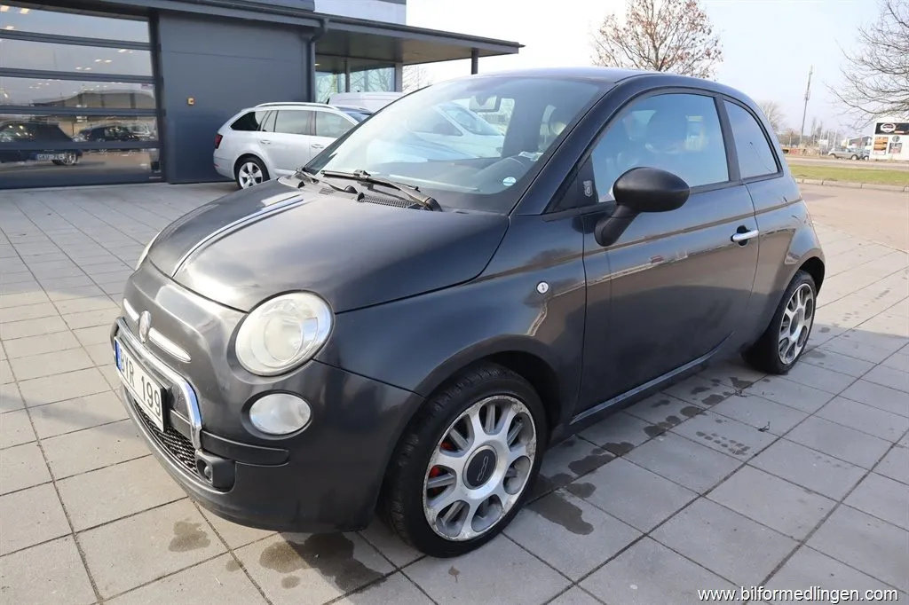 Fiat 500 1.4 16V FWD 100hk Skinn Svensksåld, bild 2 av 12