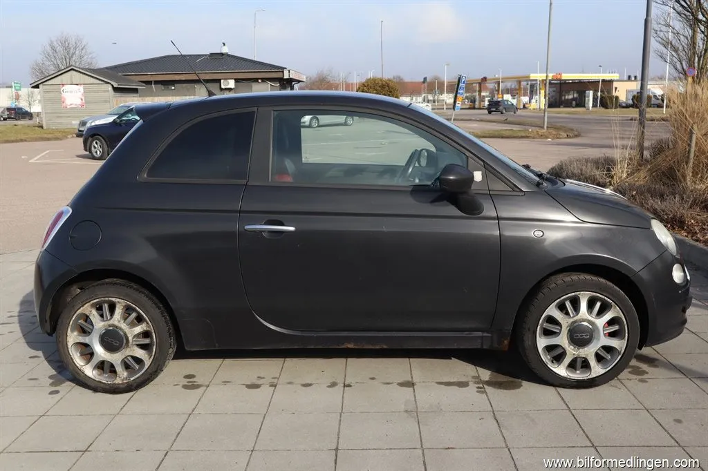 Fiat 500 1.4 16V FWD 100hk Skinn Svensksåld, bild 7 av 12
