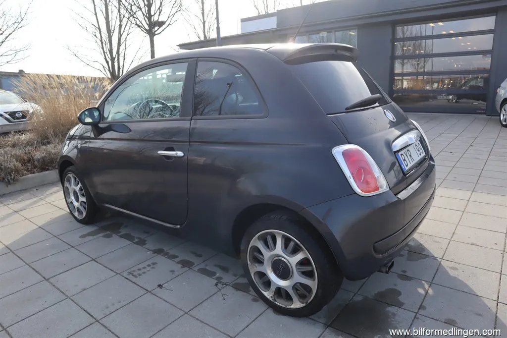 Fiat 500 1.4 16V FWD 100hk Skinn Svensksåld, bild 9 av 12