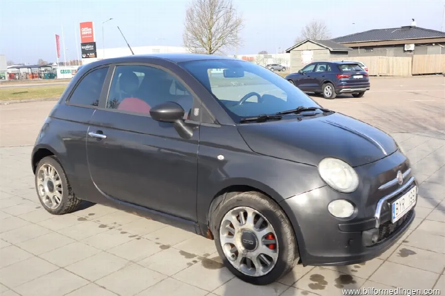 Fiat 500 1.4 16V FWD 100hk Skinn Svensksåld, bild 8 av 12