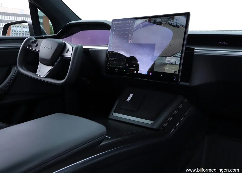 Tesla Model X Plaid AWD 1020hk S/V-hjul 1 ägare Moms, bild 8 av 12
