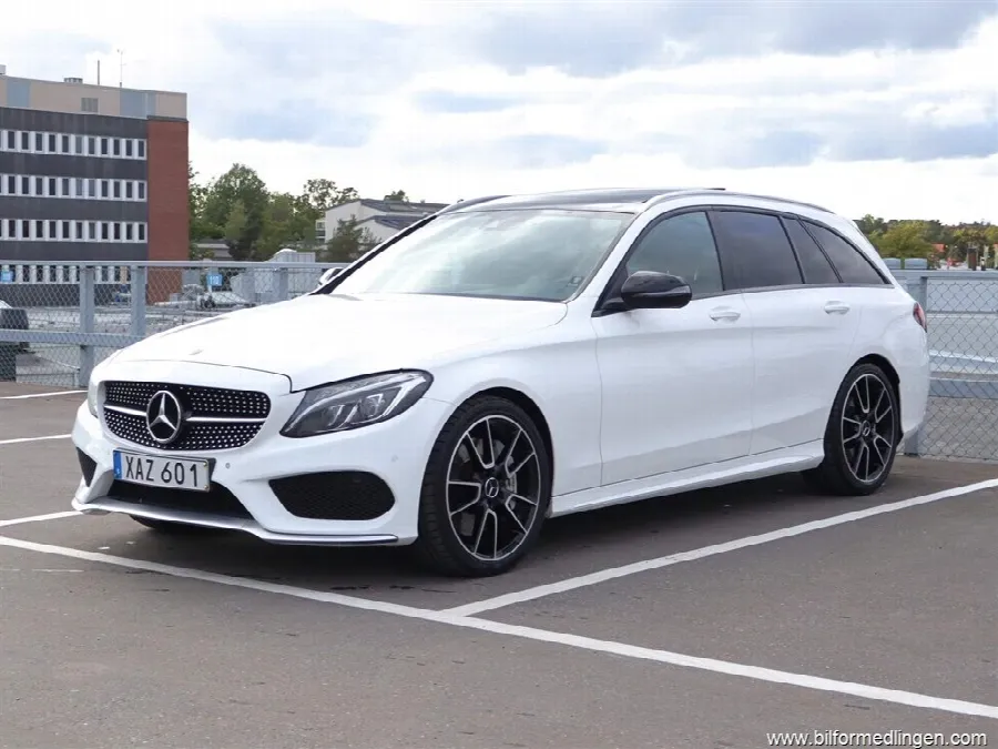 Mercedes-Benz C AMG C 43 4MATIC 367hk Burmester, Pano, Drag, bild 1 av 12