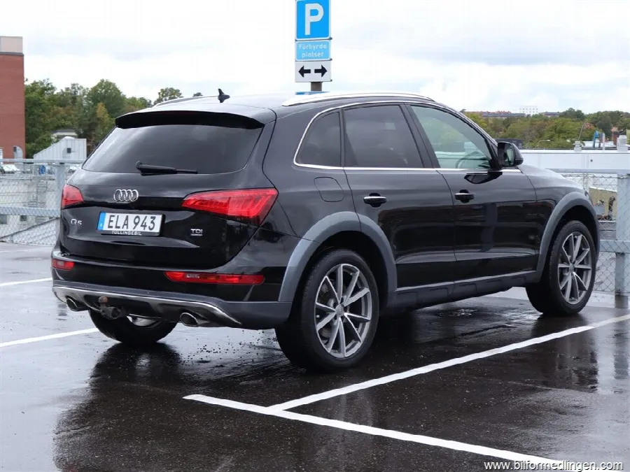 Audi Q5 3.0 TDI V6 quattro 258hk S/V-hjul Drag, bild 3 av 12
