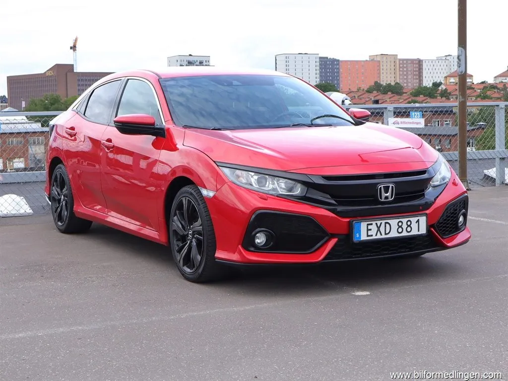 Honda Civic 1.6 i-DTEC FWD 120hk S/V-hjul Kamera, bild 4 av 12
