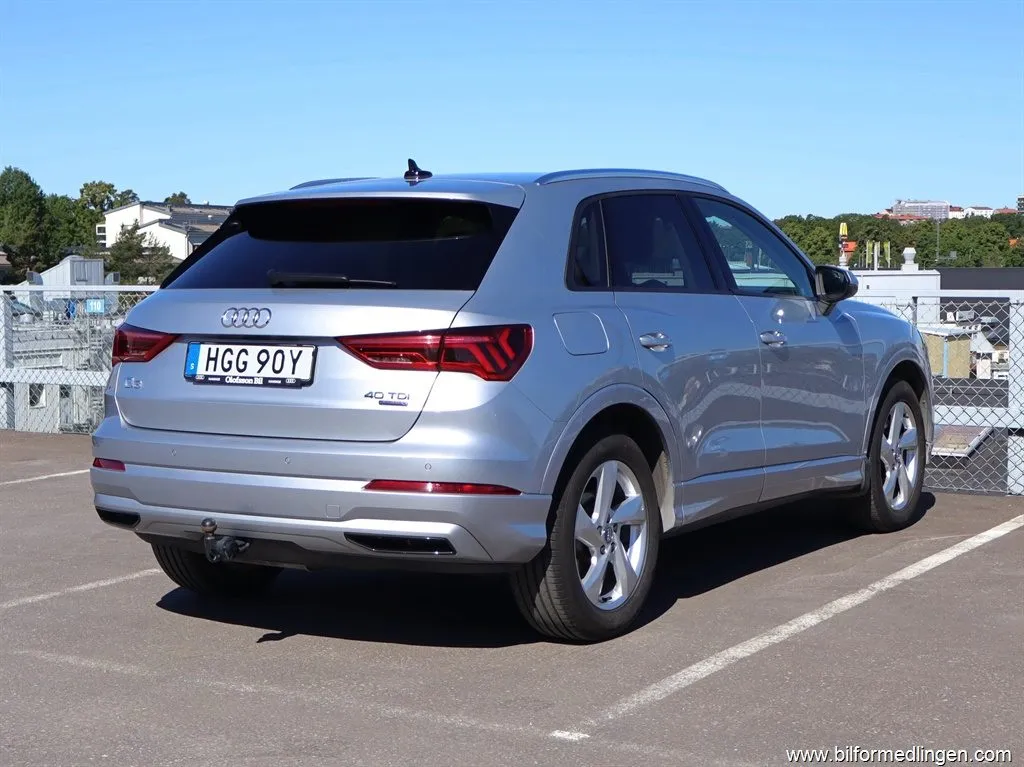 Audi Q3 40 TDI Quattro 2.0 190hk Proline S/V-hjul Drag, bild 4 av 12