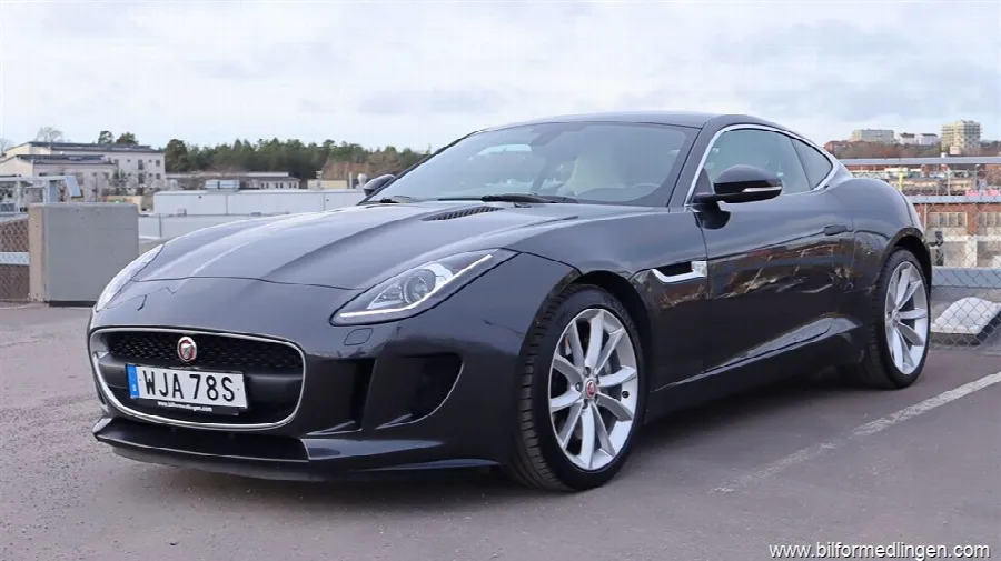 Jaguar F-Type 3.0 V6 Coupé 340hk Pano Nyservad, bild 1 av 12
