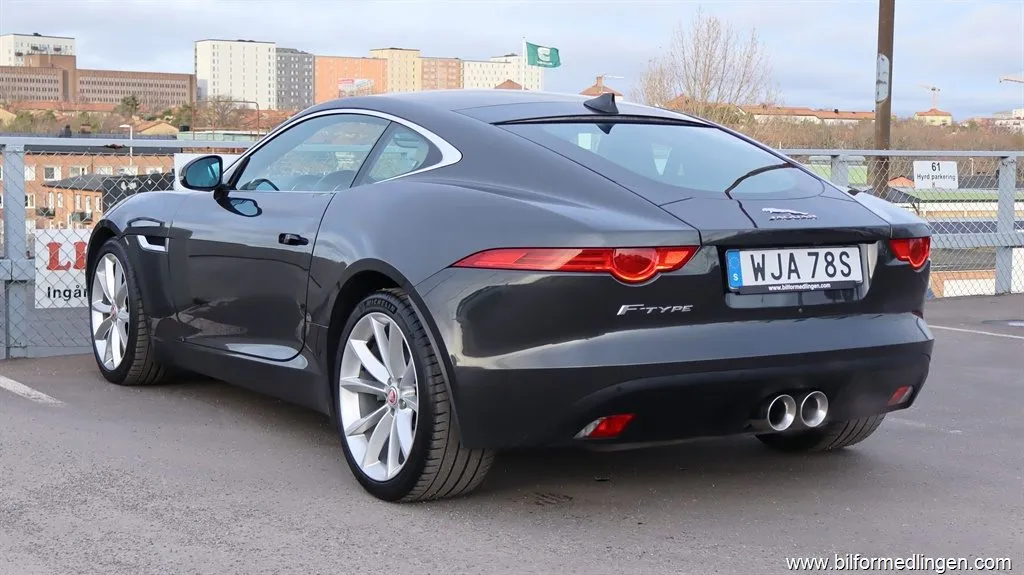 Jaguar F-Type 3.0 V6 Coupé 340hk Pano Nyservad, bild 4 av 12