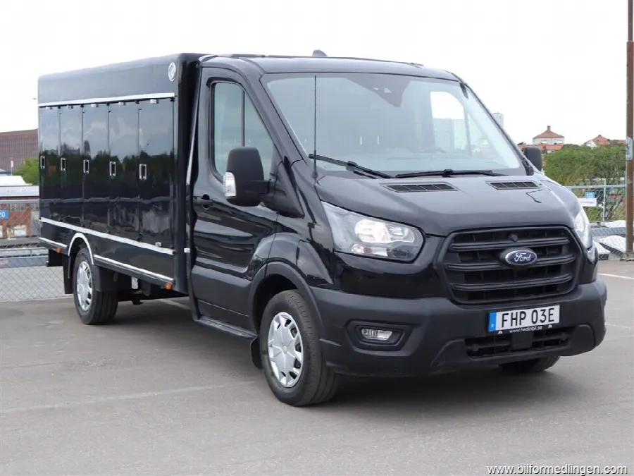 Ford Transit Chassi Flak Kylbil 1 ägare Moms, bild 2 av 12