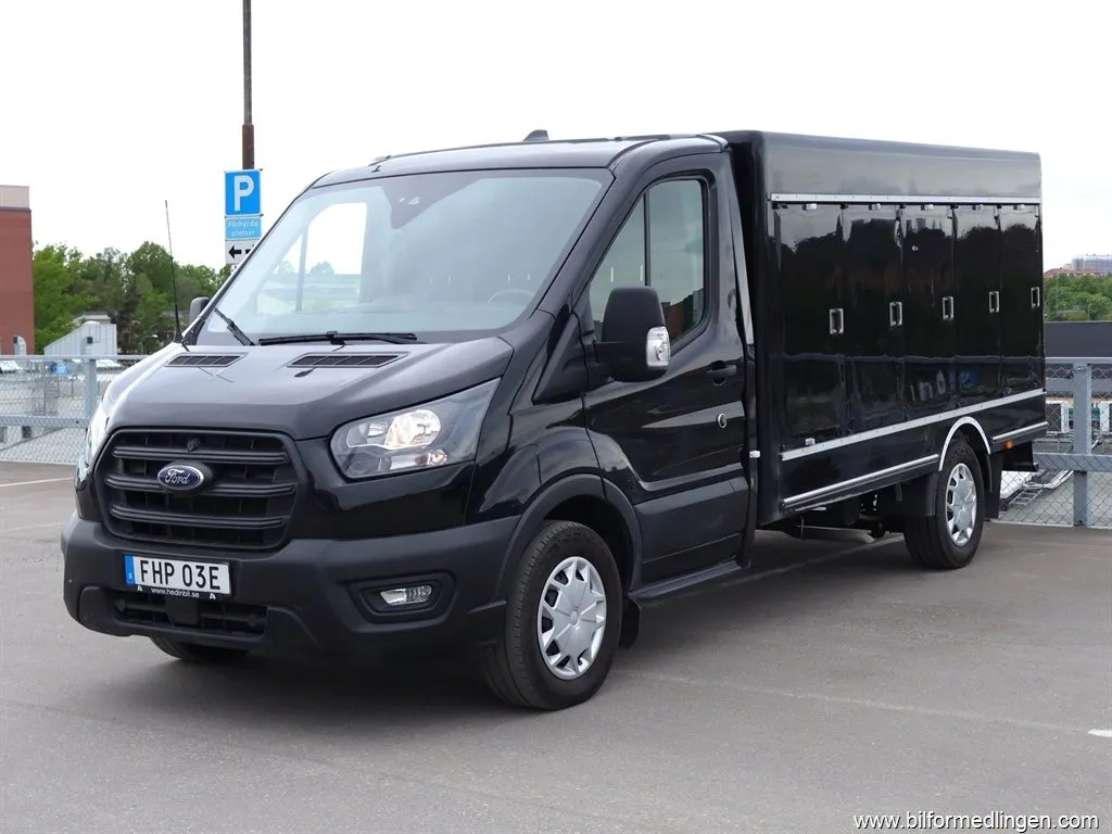 Ford Transit Chassi Flak Kylbil 1 ägare Moms, bild 1 av 12