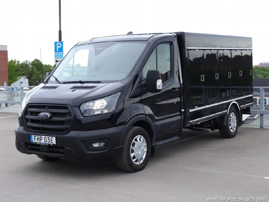 Ford Transit Chassi Flak Kylbil 1 ägare Moms, bild 1 av 12