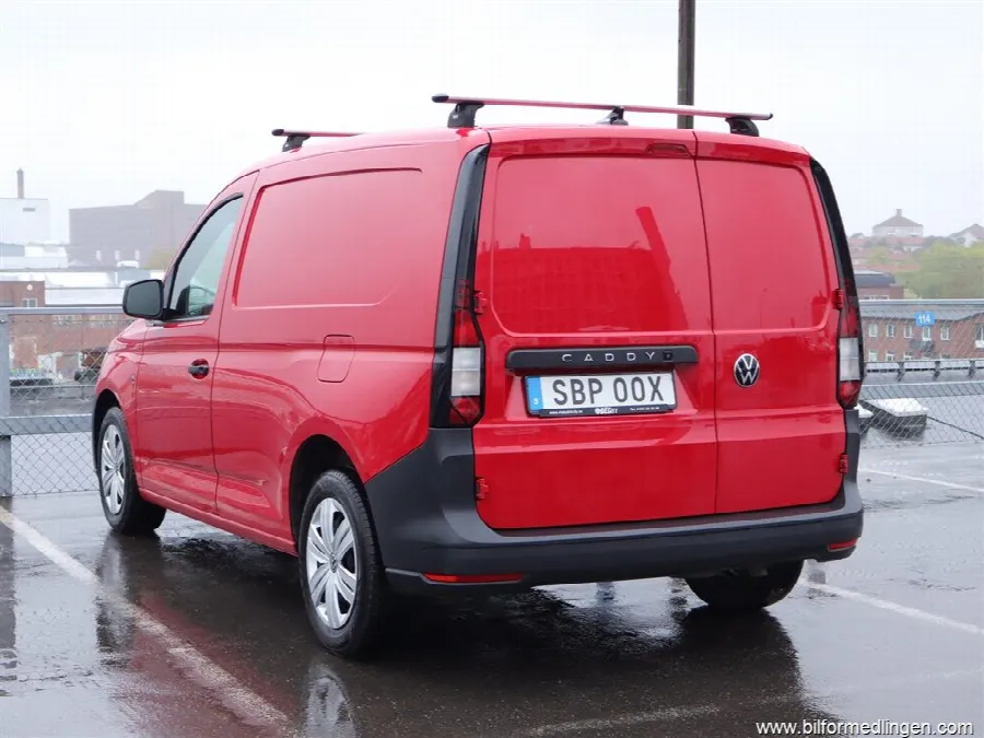 Volkswagen Caddy CARGO 2.0 TDI 122hk S/V-hjul Värmare Moms, bild 3 av 12