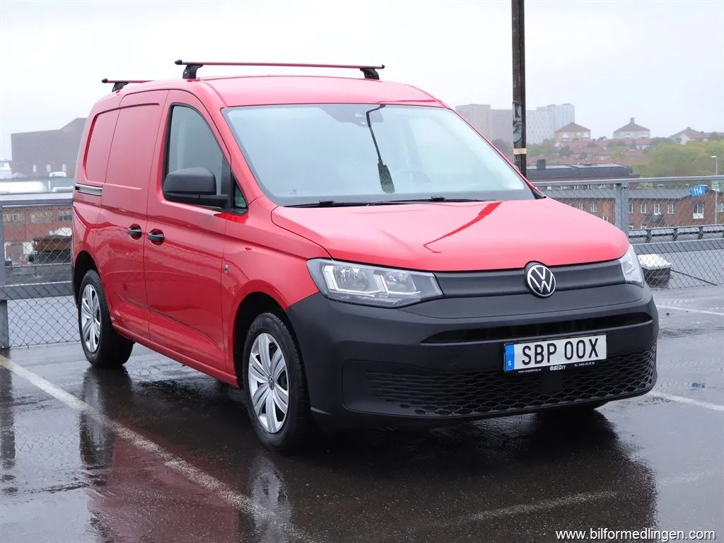 Volkswagen Caddy CARGO 2.0 TDI 122hk S/V-hjul Värmare Moms, bild 2 av 12