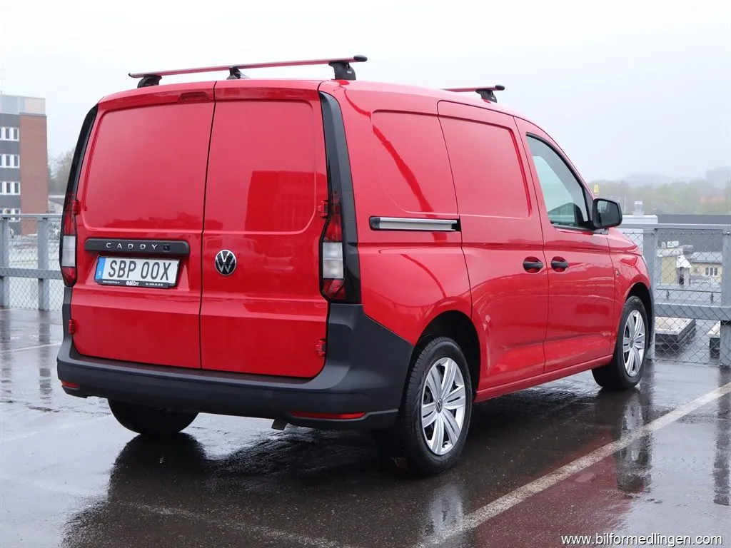 Volkswagen Caddy CARGO 2.0 TDI 122hk S/V-hjul Värmare Moms, bild 4 av 12
