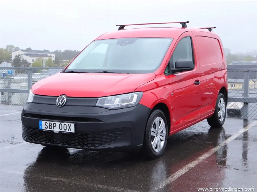 Volkswagen Caddy CARGO 2.0 TDI 122hk S/V-hjul Värmare Moms, bild 1 av 12