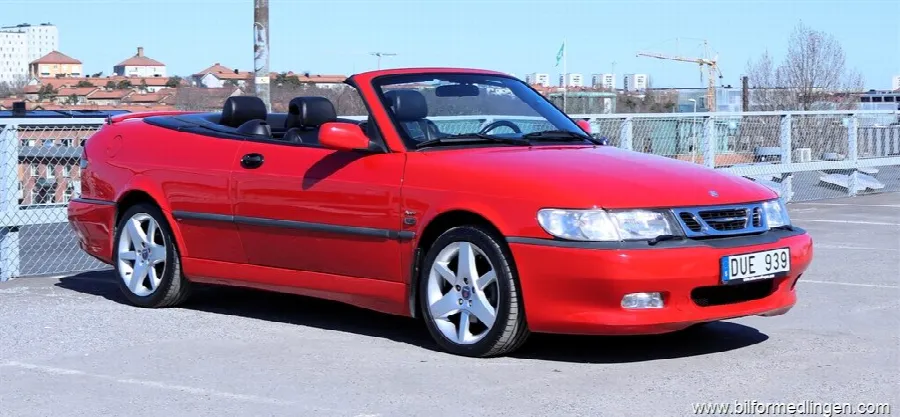 Saab 9-3 2.0T Cab 205hk Skinn, bild 1 av 12