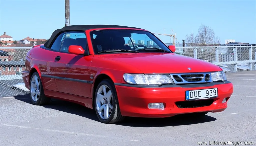 Saab 9-3 2.0T Cab 205hk Skinn, bild 6 av 12