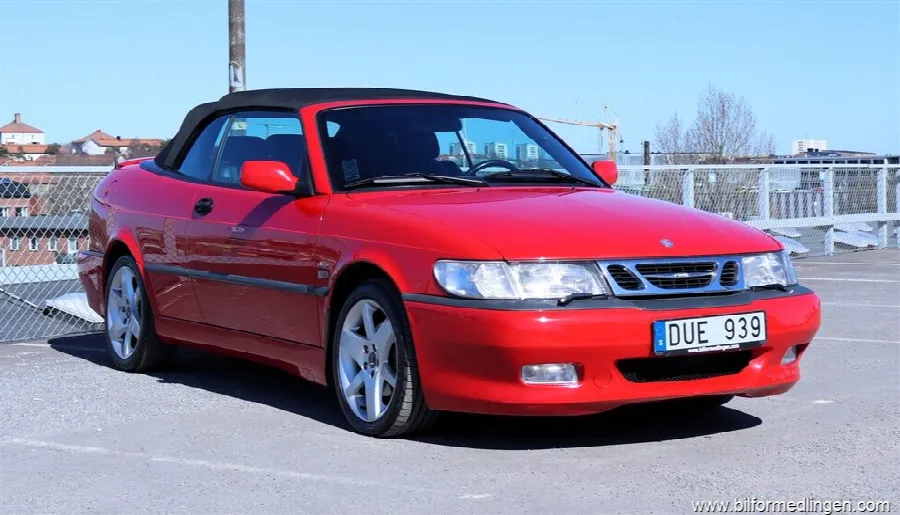 Saab 9-3 2.0T Cab 205hk Skinn, bild 6 av 12