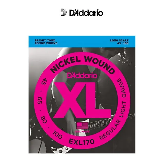 D`addario - EXL170M Bas 45⎜170