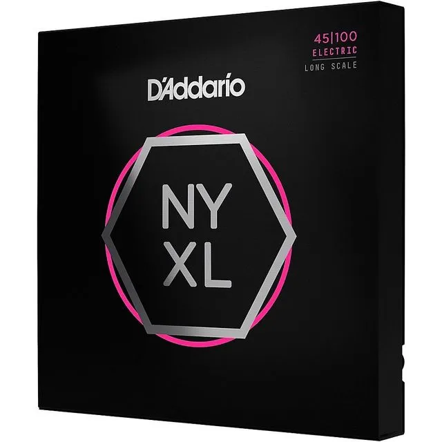 D'Addario NYXL45100, Set Long Scale, Regular Light, 45-100