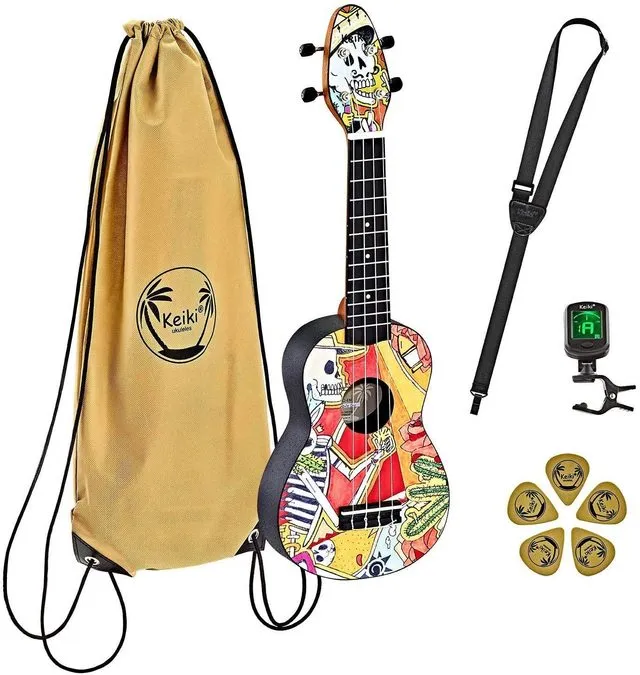 Keiki  Ukulele Soprano K2-Left