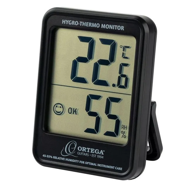 Ortega OHTM Hygro Thermometer Black En