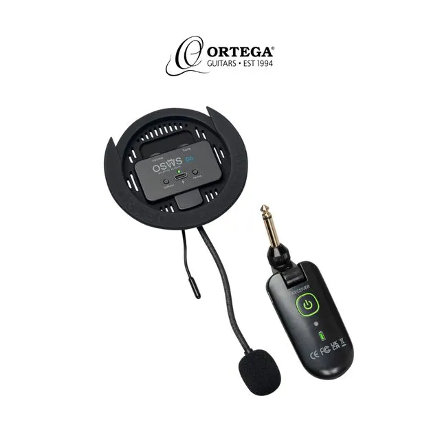 Ortega - OSWS-86 trådlös mikrofon t nylongitarr