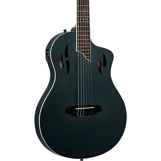 Ortega RTPSTD Nylon-String Acoustic-Electric Guitar Satin Bl