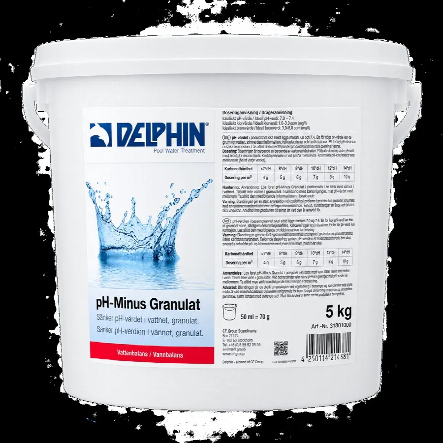 DELPHIN pH-minus granulat 5 kg