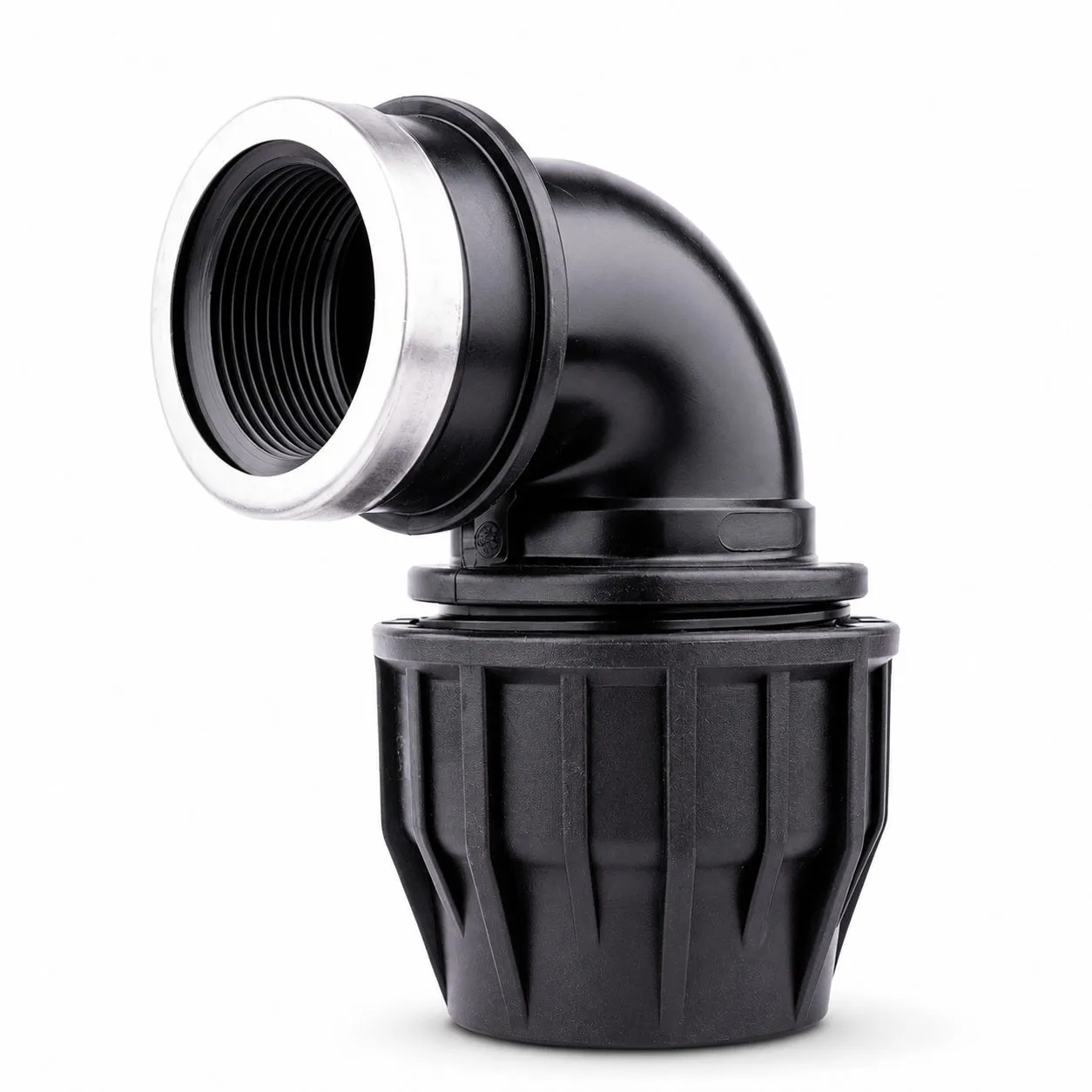 PEM Vinkel 90° 50 mm x 1½ tum invändig gänga