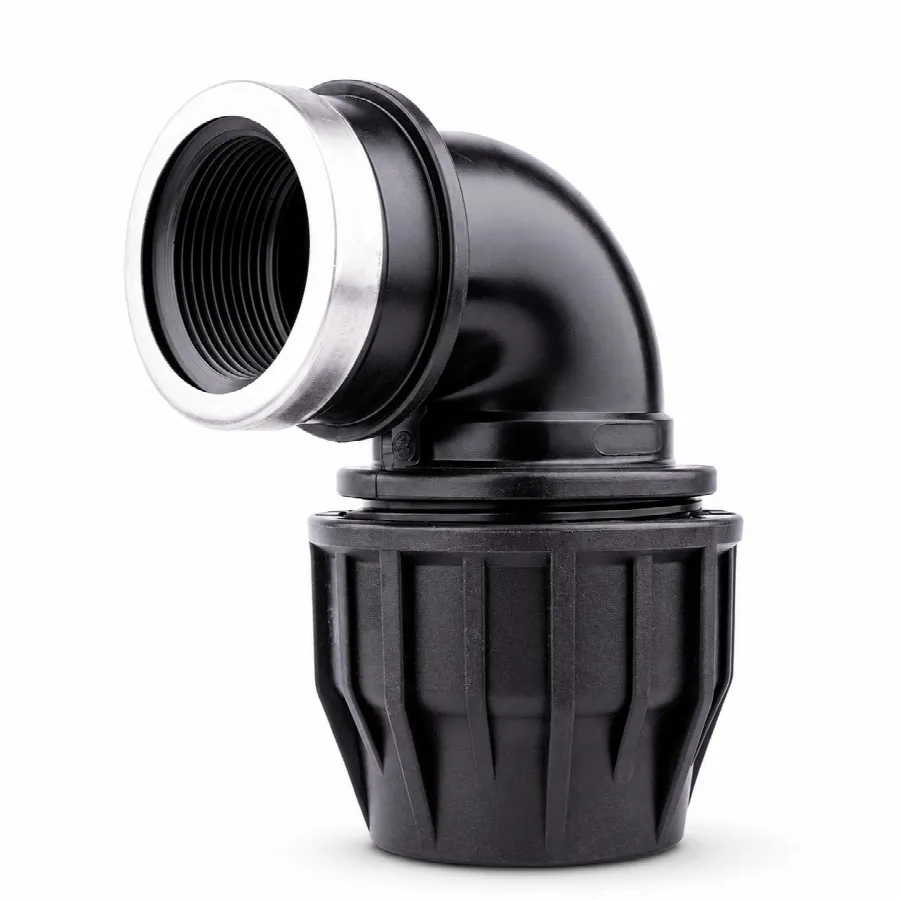 PEM Vinkel 90° 50 mm x 1½ tum invändig gänga