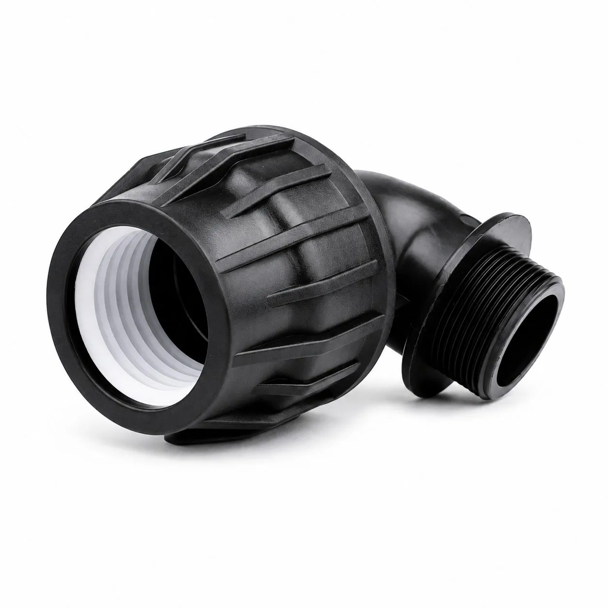 PEM Vinkel 90° 50 mm x 1½ tum utvändig gänga