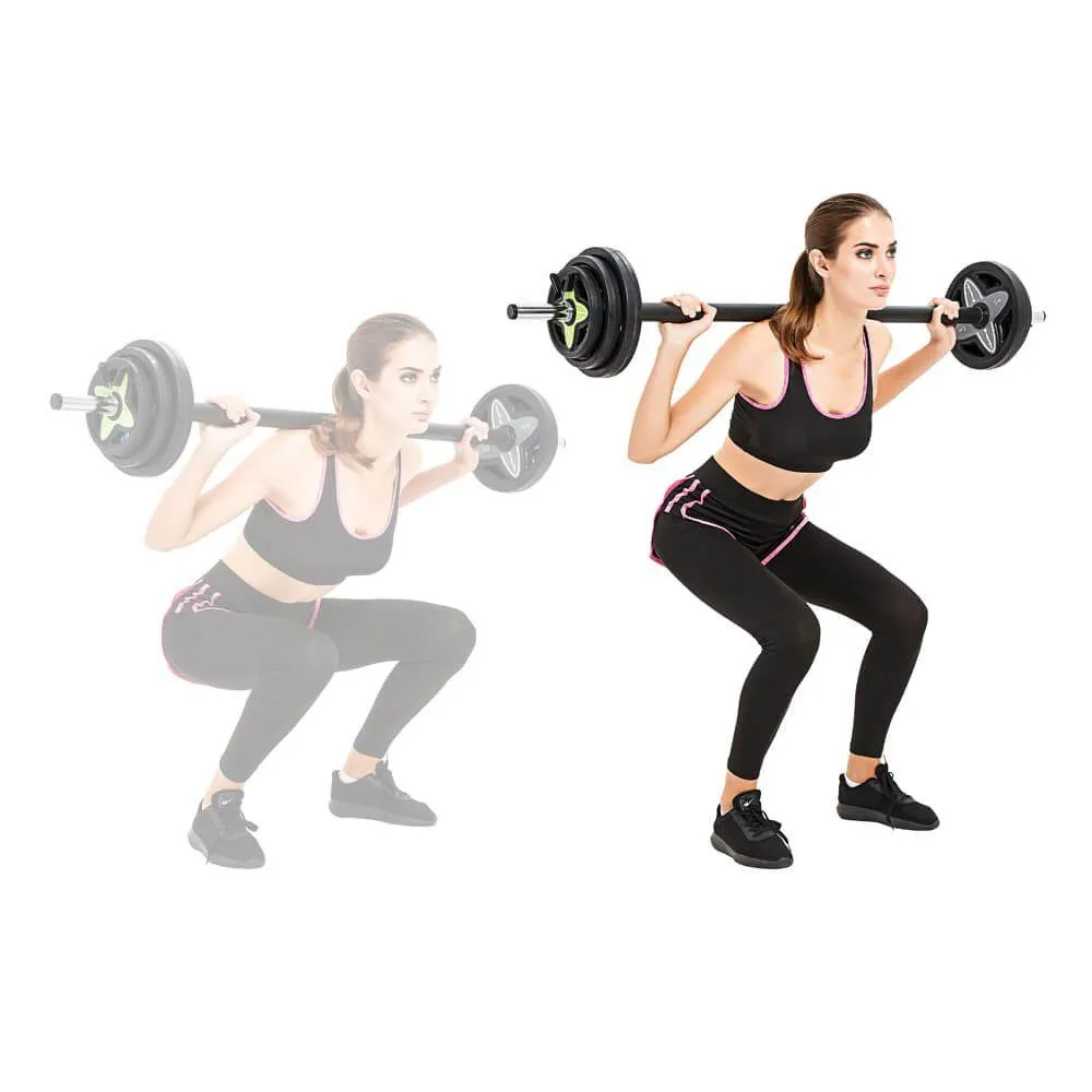 Skivstångsset med vikter 2-19,5 kg Pumpstar, bild 3 av 5